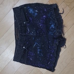 Ralph Lauren Lauren Jeans Co. Black Custom Made Denim Shorts size 30